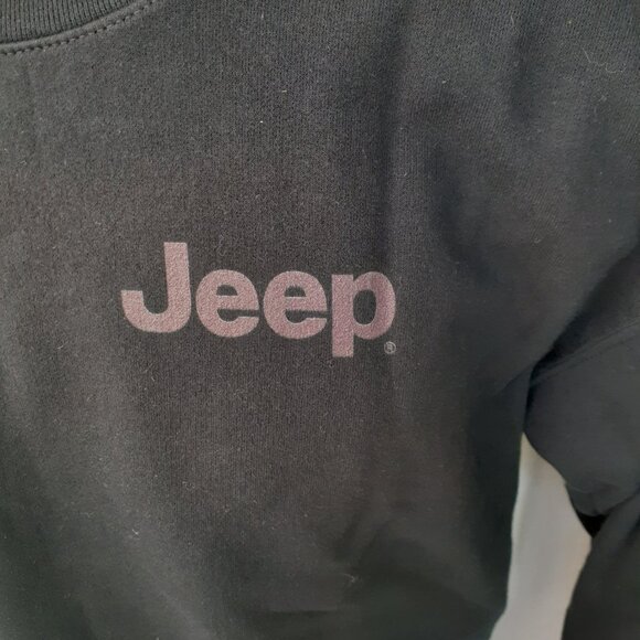 Jeep - Take the Road Less Traveled - Explore the World - New Small Black Sweatsh - Picture 4 of 7